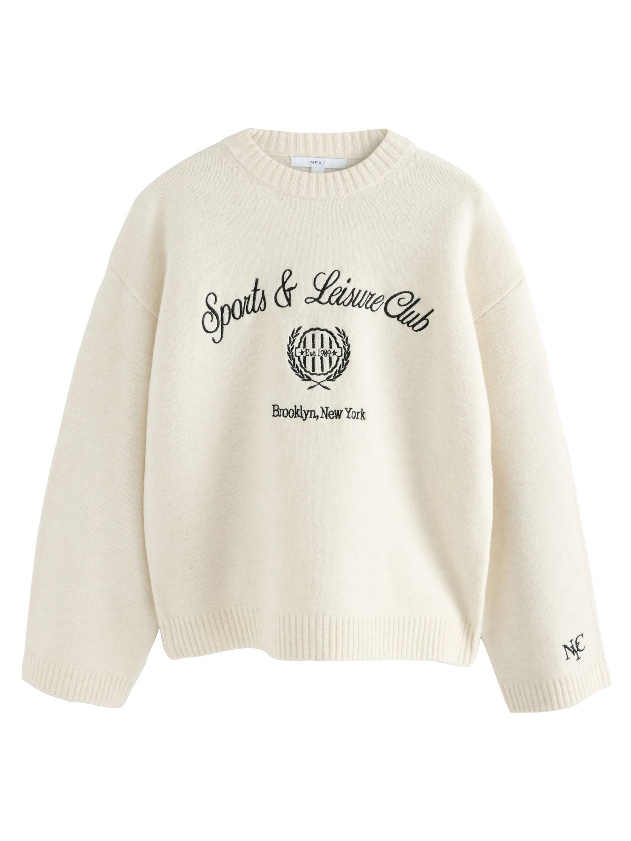 Next Pullover i beige: forside