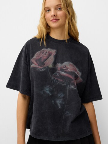 Bershka Oversized paita värissä harmaa