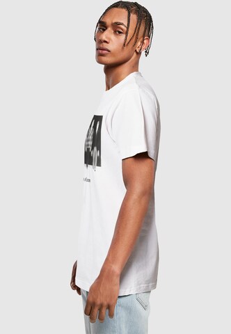 Merchcode T-Shirt 'Kol' in Weiß