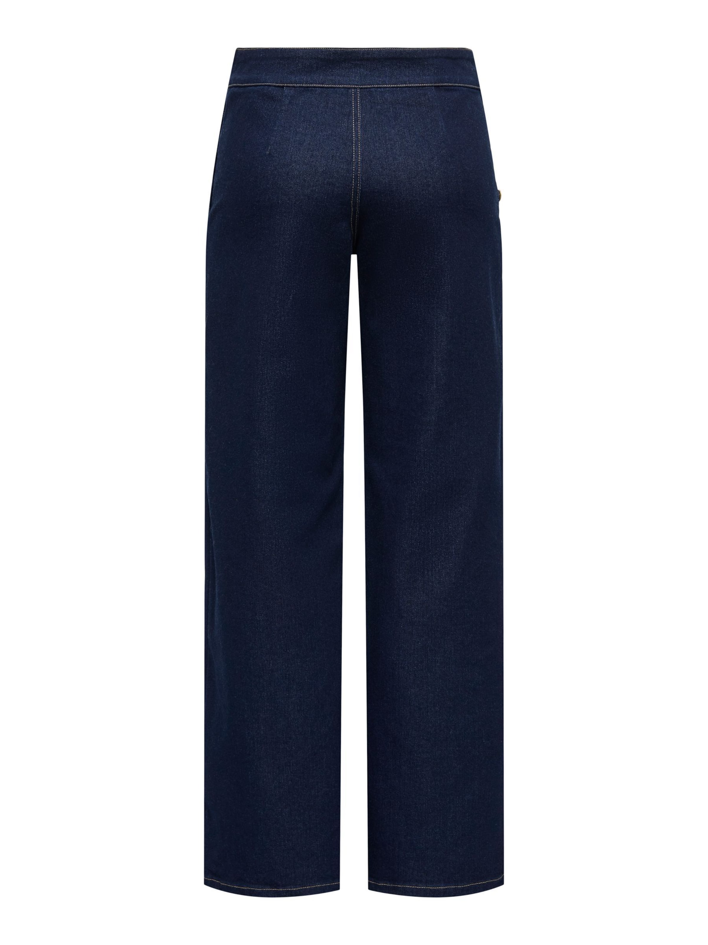 JDY Wide leg Jeans 'JDYLIZZIE' in Blauw