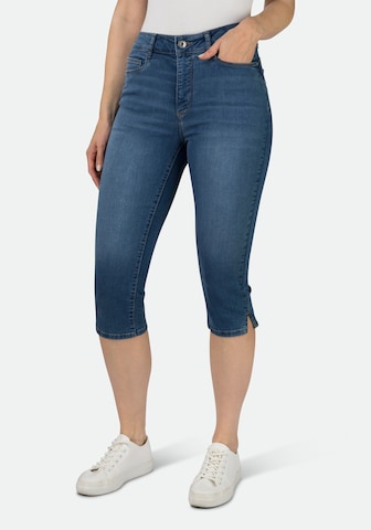 STOOKER WOMEN Skinny Jeans ' Capri' in Blue: front
