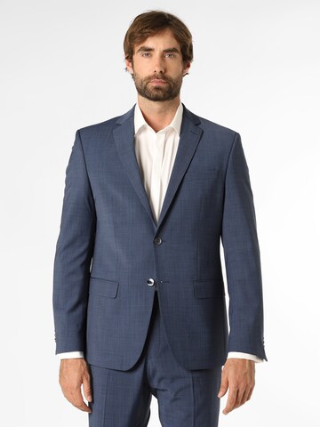 HECHTER PARIS Slim fit Business Blazer in Blue: front