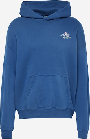 Abercrombie & Fitch Sweatshirt in Blauw: voorkant