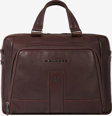Piquadro Document Bag 'Carl' in Brown: front