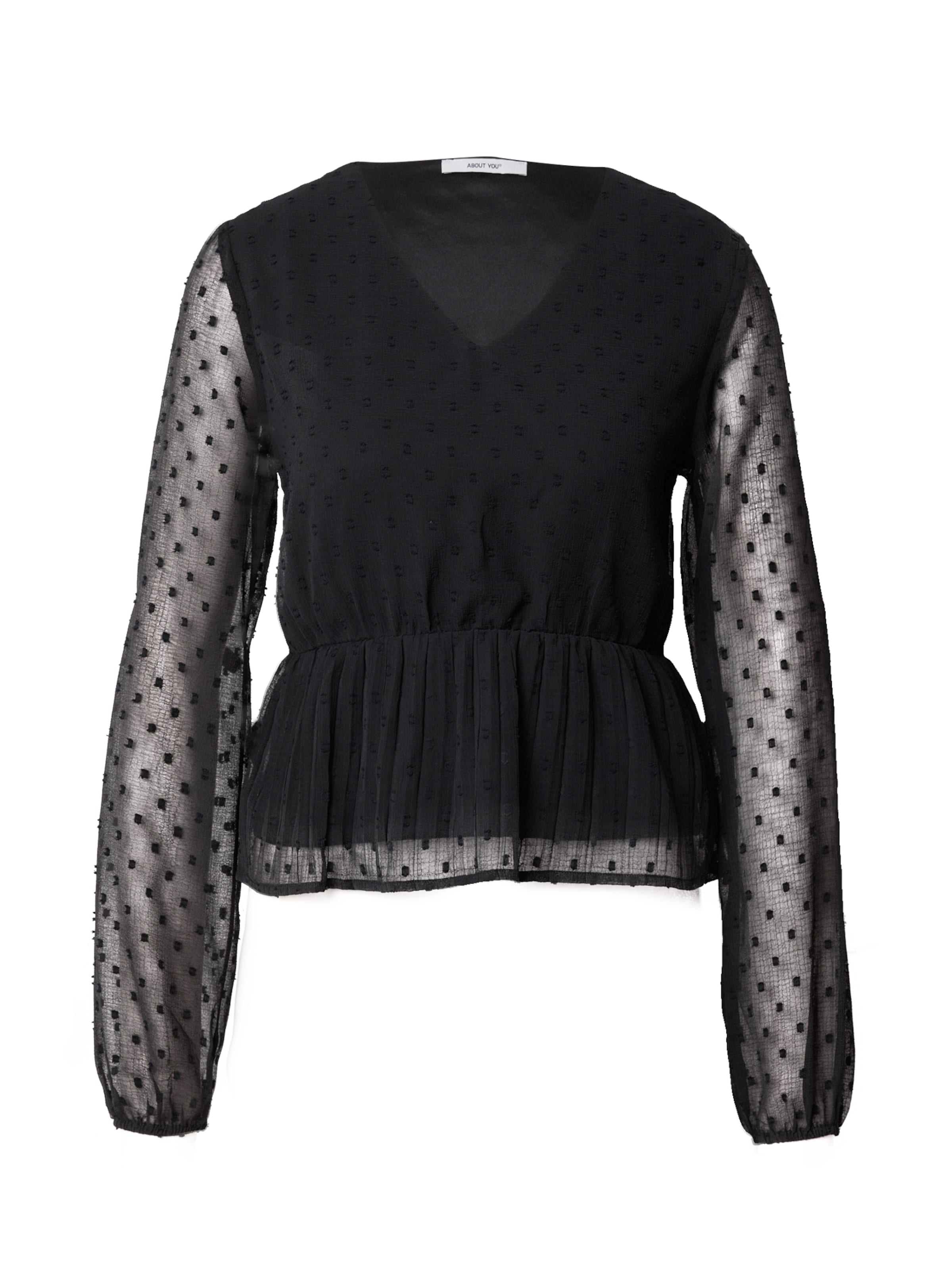 ABOUT YOU Blúz 'Silva' - fekete: elől