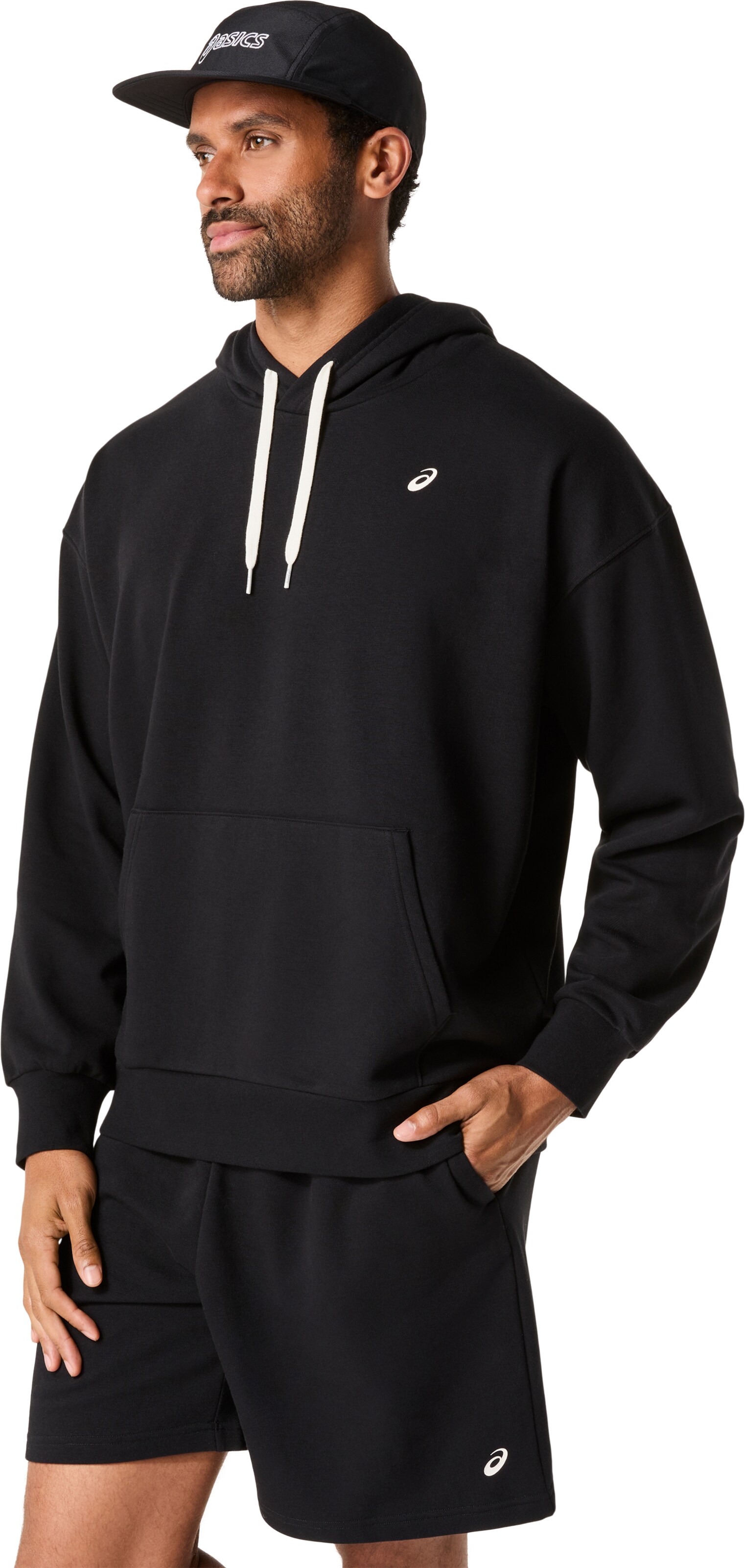 ASICS Sweatshirt in Schwarz: Vorderseite