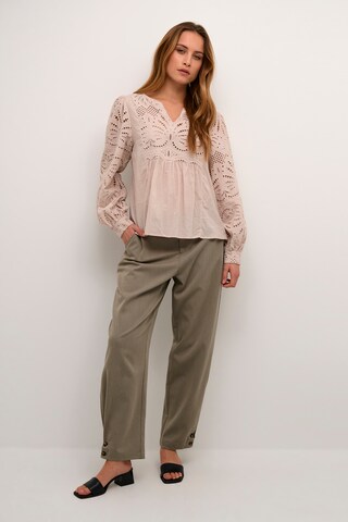 Cream Blouse 'Diana' in Beige