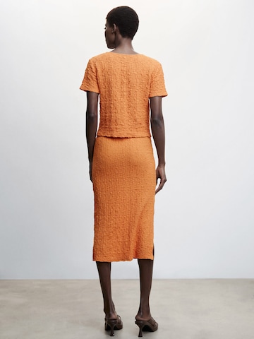 MANGO Skirt 'FIDELA' in Orange