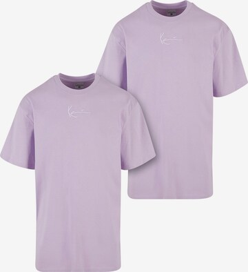 Karl Kani Shirt 'Essential' in Purple: front