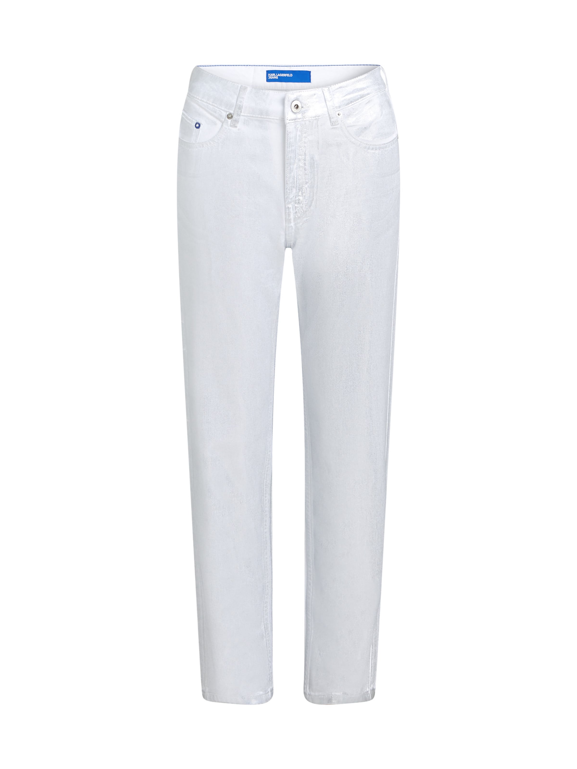 Regular Jean KARL LAGERFELD JEANS en argent : devant