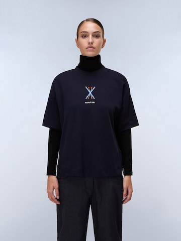 NAPAPIJRI Tričko 'Irto' – modrá: přední strana