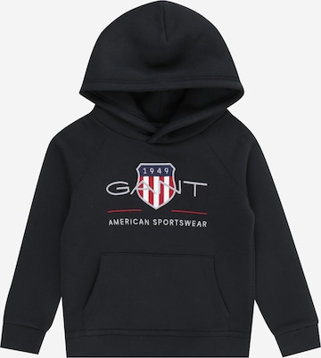 GANT - Sudadera en negro: frente