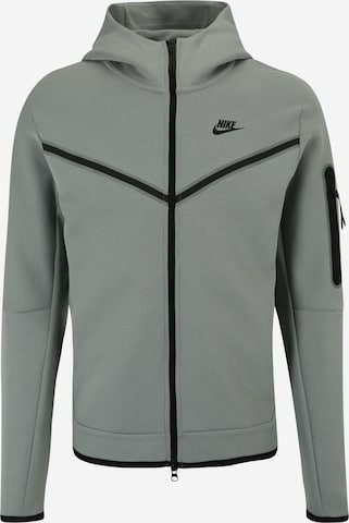 Nike Sportswear Sweatvest in Groen: voorkant