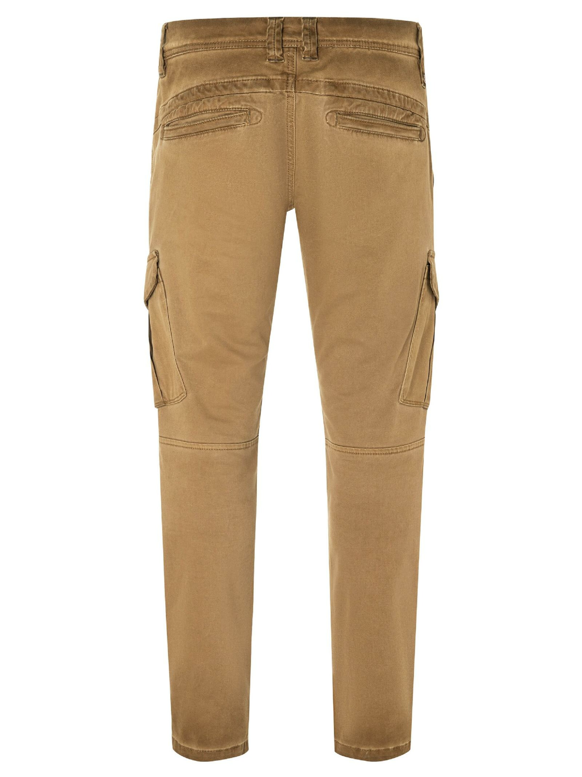 TIMEZONE Regular Cargohose 'Niklas' in Braun