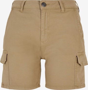 Urban Classics Cargo Pants in Beige: front