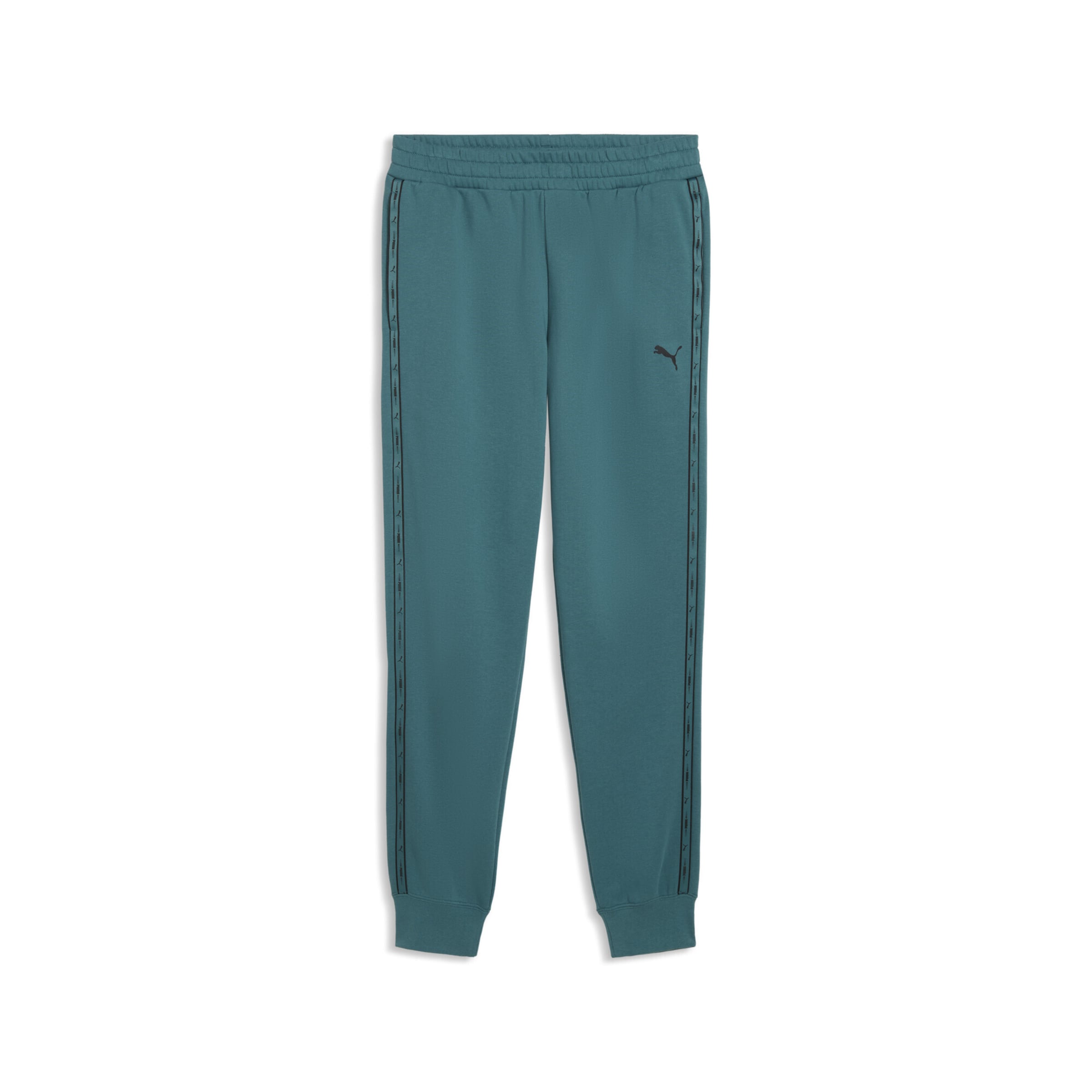 PUMA Tapered Broek 'Essentials' in Groen: voorkant