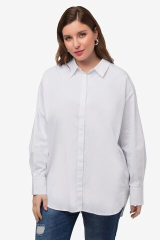 Ulla Popken Blouse in Wit: voorkant