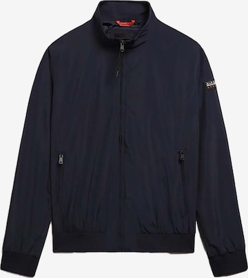 Veste mi-saison NAPAPIJRI en bleu : devant