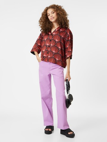 Camicia da donna 'CAMICIA' di Sisley in rosso