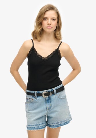 Superdry Top 'Essential' in Black: front