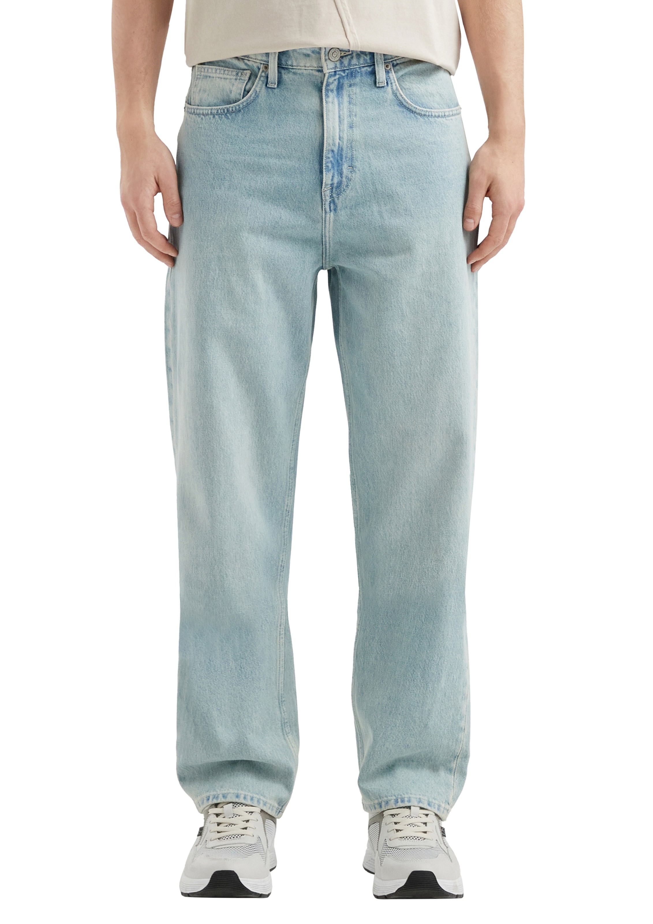 QS Regular Jeans in Blauw: voorkant