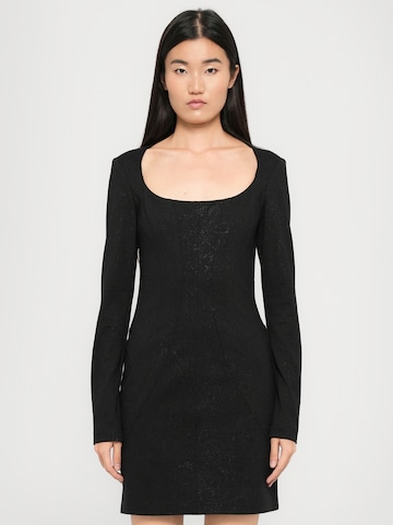 Robe Versace Jeans Couture en noir : devant