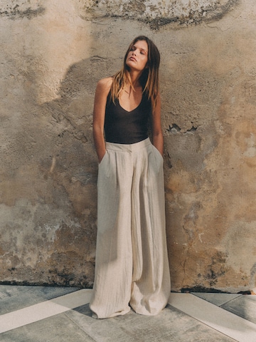 The Set Wide Leg Hose in Blau
