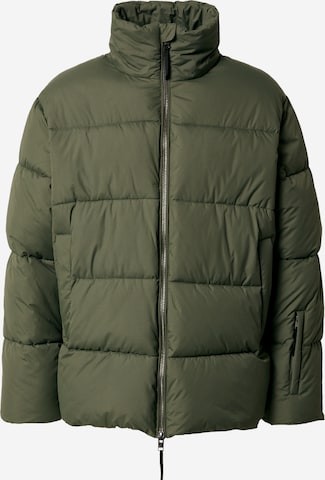 Veste mi-saison 'LONNO' minimum en vert : devant