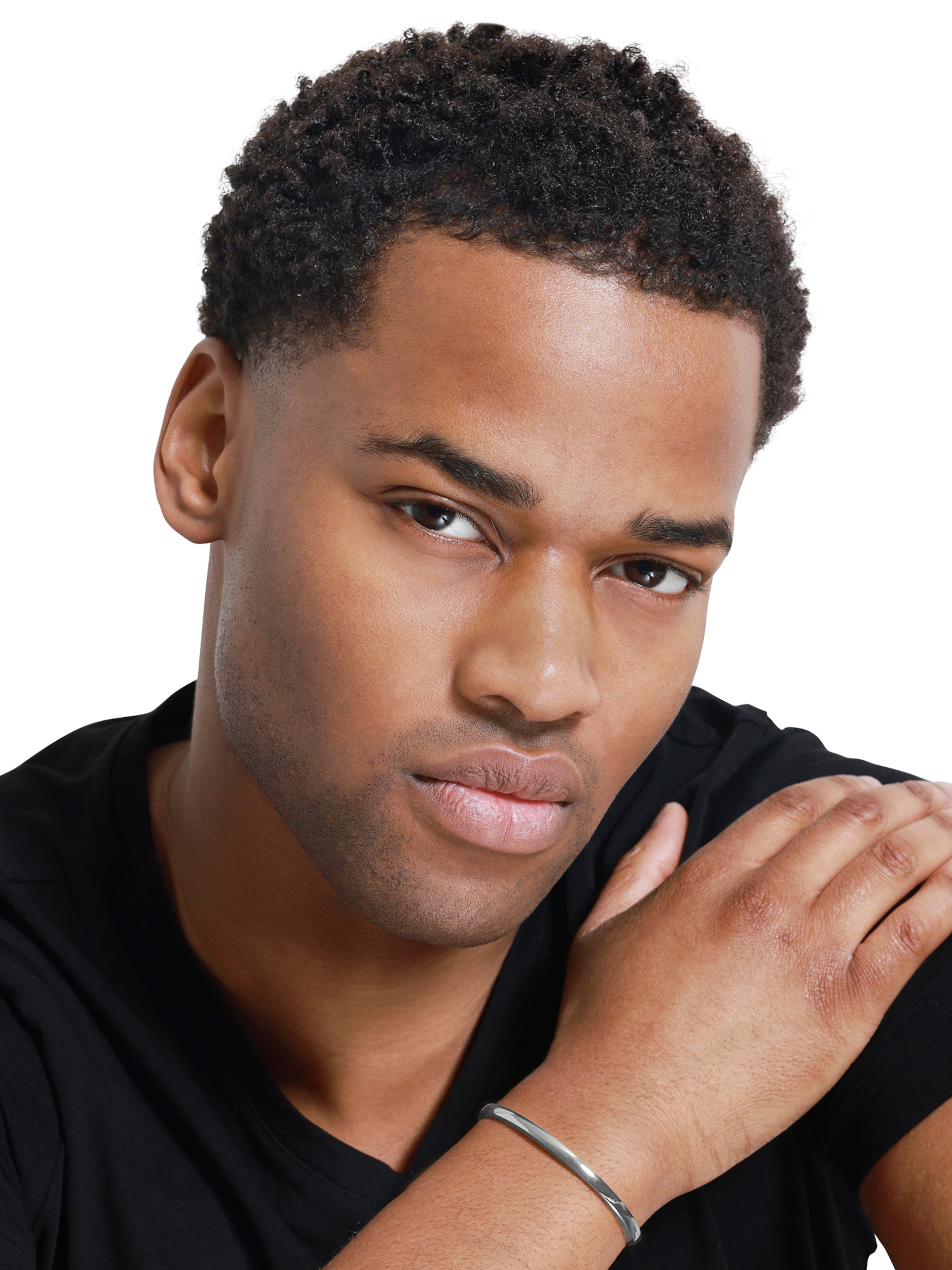 Heideman Armband 'Jaxon' in Silber: Vorderseite