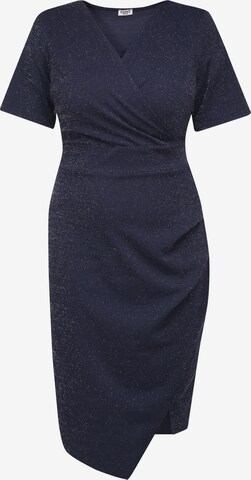 Karko Cocktail Dress 'Ilona' in Blue: front