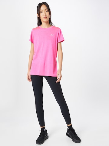 UNDER ARMOUR Функциональная футболка в Ярко-розовый