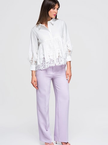 Ombre Bluse‌‌‌‌‌‌‌‌‌‌ in Weiß