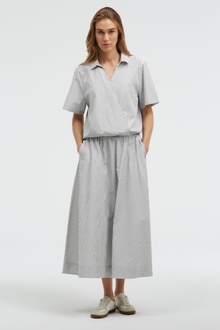 SENSES.THE LABEL Bluse in Grau: Vorderseite