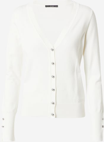 GUESS - Casaco de malha 'Zena' em branco: frente