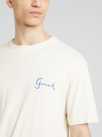 GANT T-Shirt 'SEASONAL' in Beige