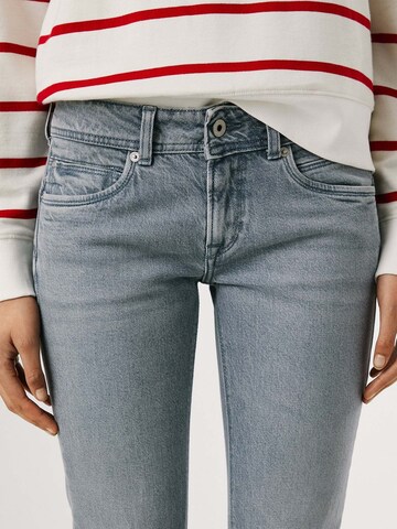 Coupe slim Jean 'Iconic Brooke' Pepe Jeans en gris