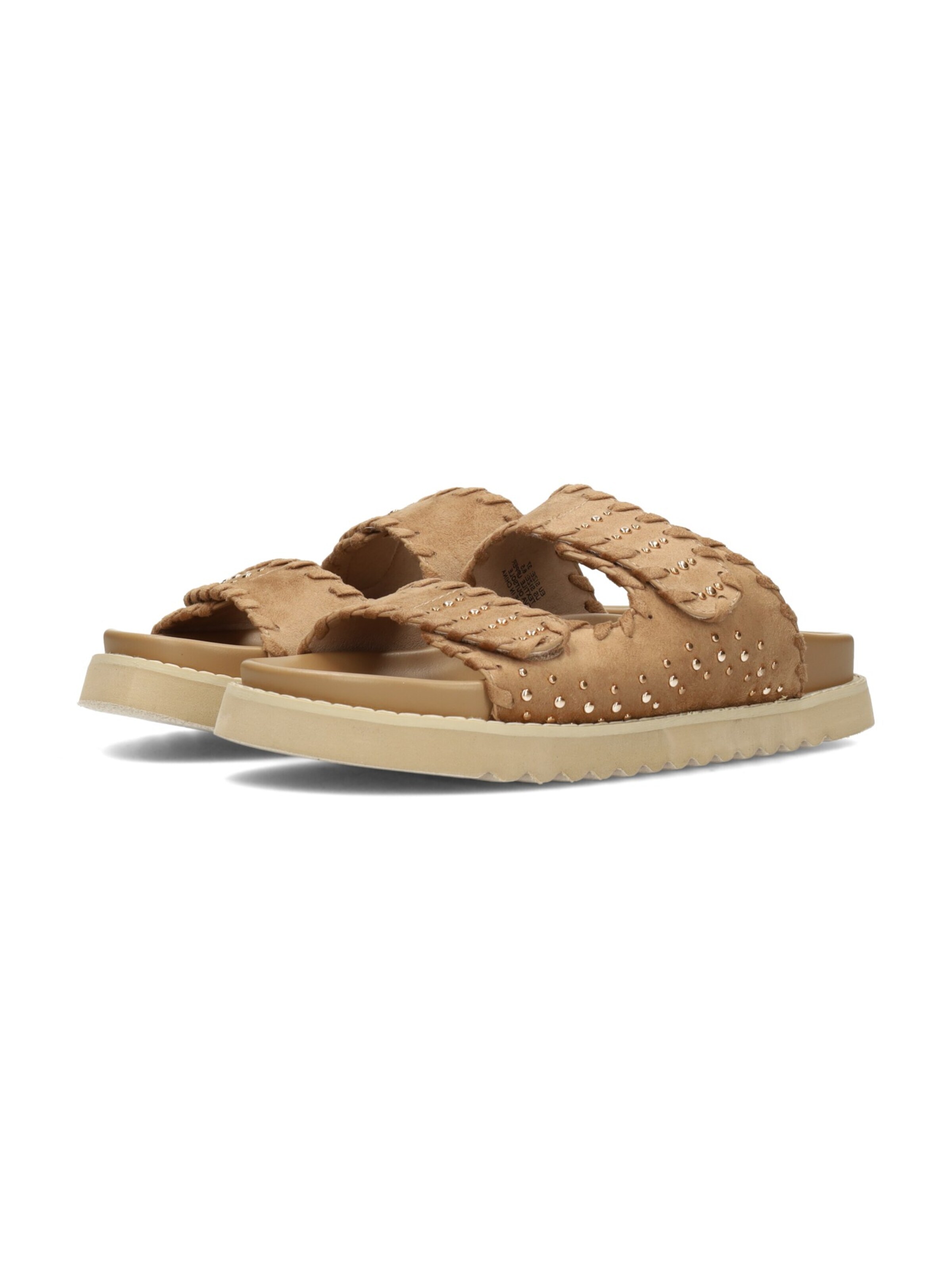 POSH by Poelman Strap Sandals 'Gaby' in Beige