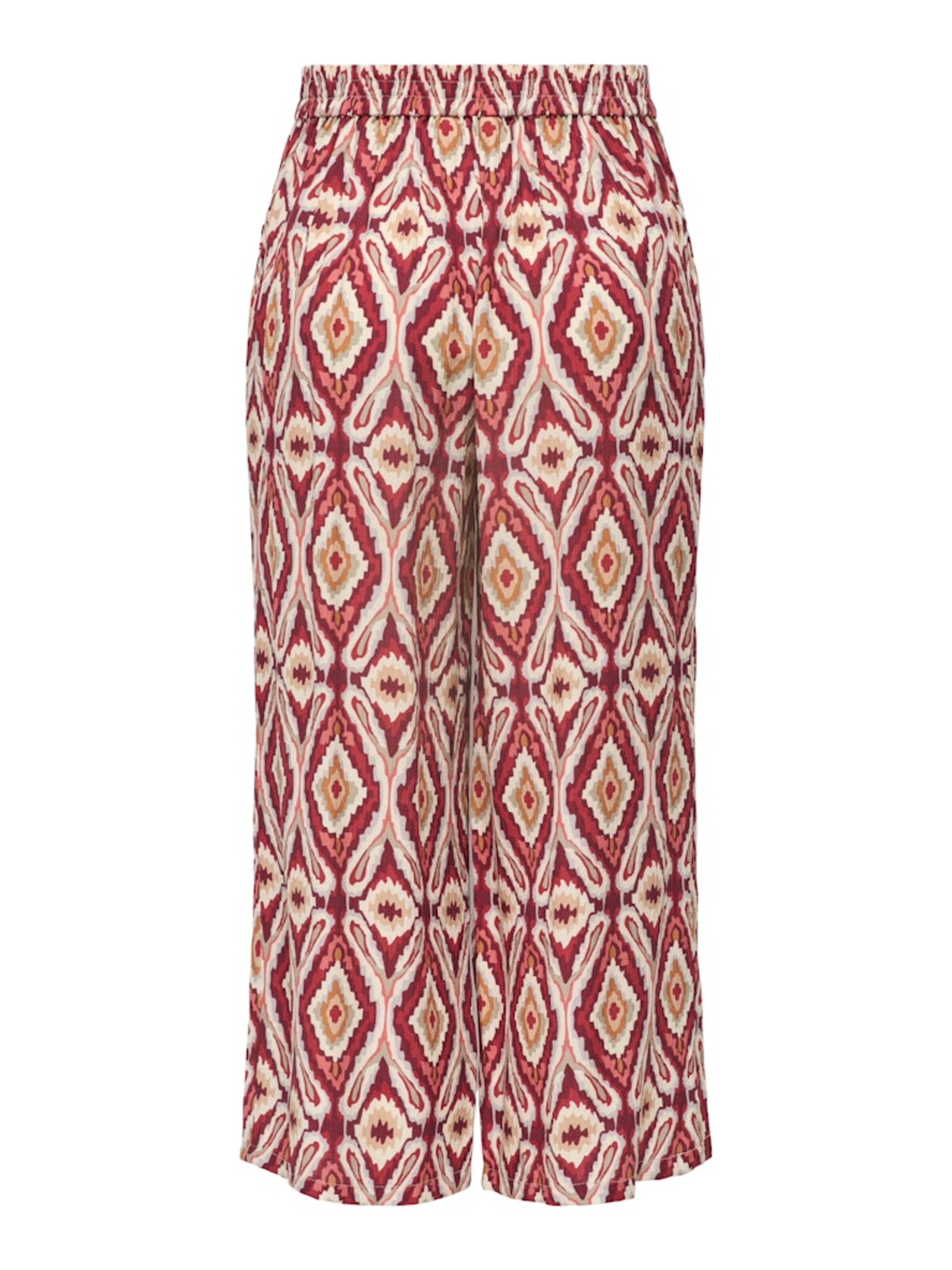 ONLY Carmakoma Loose fit Pleat-Front Pants 'CARMIKASI' in Red