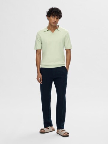 SELECTED HOMME Poloshirt 'TELLER' in Grün