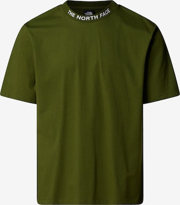 žalia THE NORTH FACE Marškinėliai 'Zumu': priekis