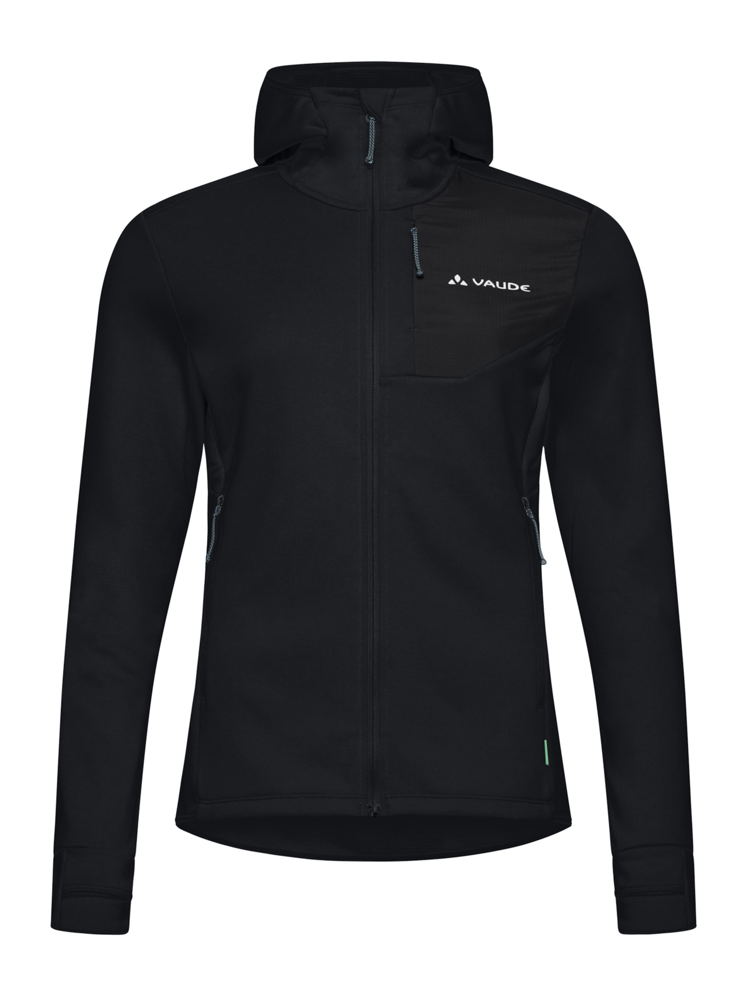 VAUDE Sportjacke 'Monviso III' in Schwarz: Vorderseite