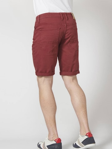 KOROSHI Regular Jeans in Red