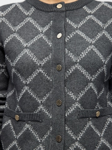 OBJECT Neuletakki 'PILUNA' värissä harmaa