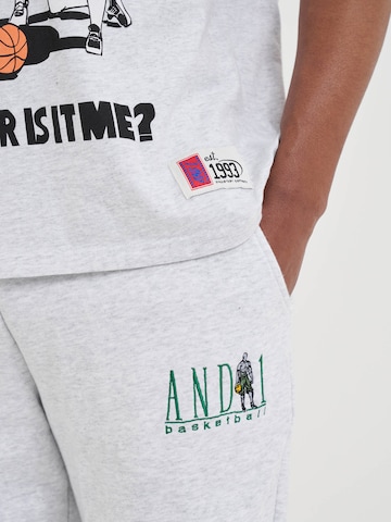 AND1 - Tapered Pantalón en gris