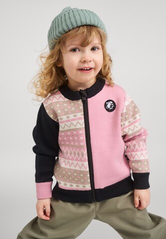 Reima Strickjacke ' Moomin Idelar ' in Pink: Vorderseite