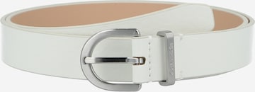 Ceinture Calvin Klein en blanc : devant