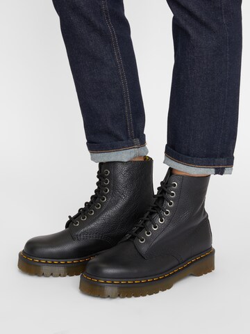 Dr. Martens Schnürboots 'Pascal' in Schwarz: predná strana