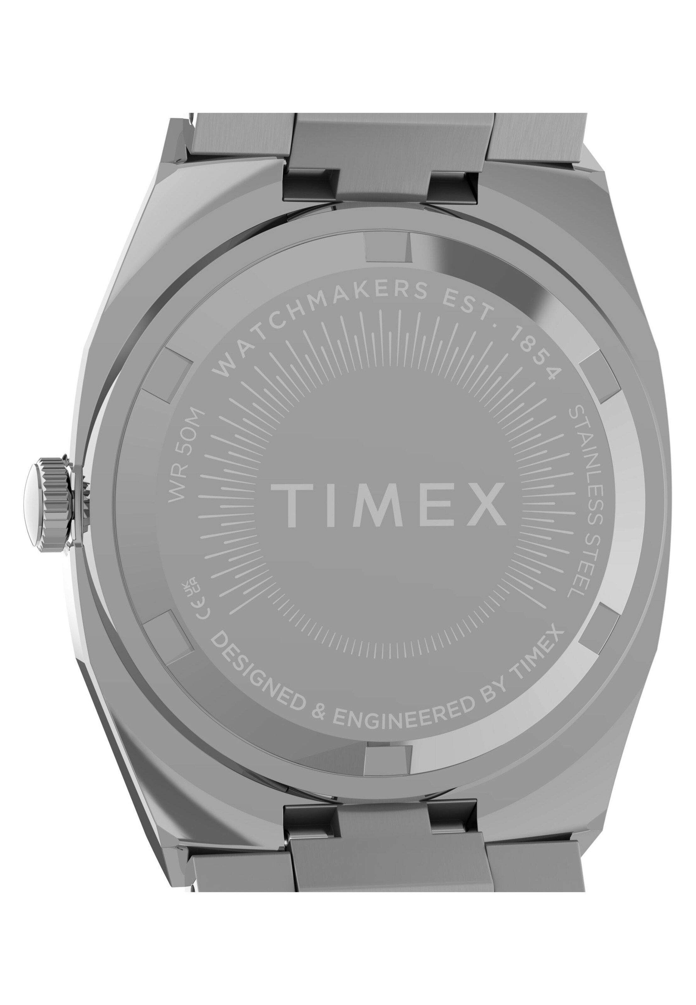 Montre à affichage analogique 'E Line ' TIMEX en argent