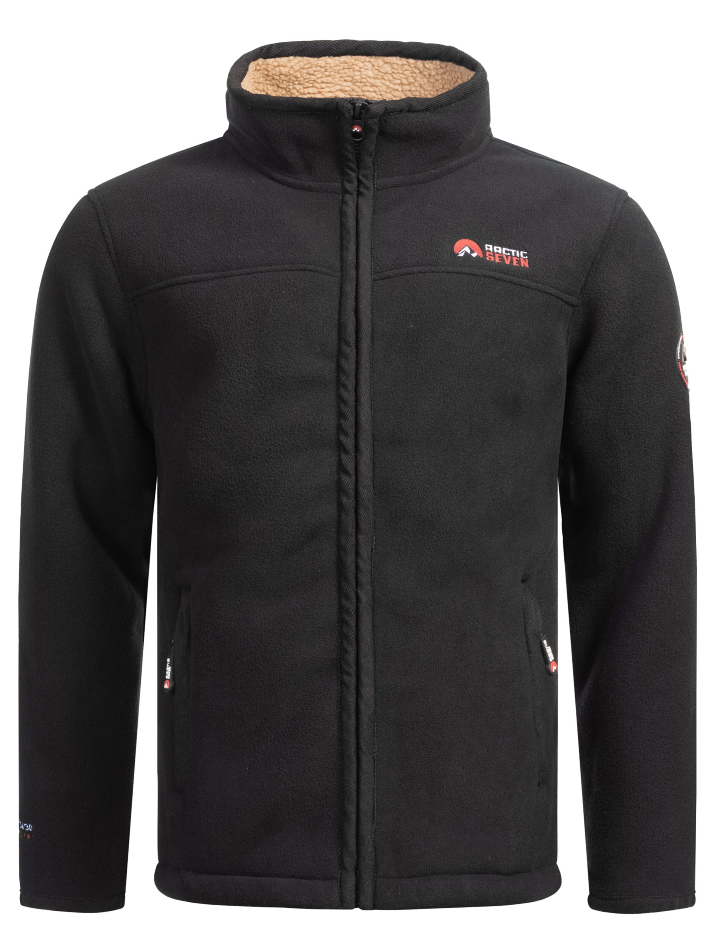 Arctic Seven Funktionele fleece-jas 'Zeroo' in Zwart