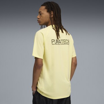 PUMA Functioneel shirt 'Pumatech' in Geel: voorkant